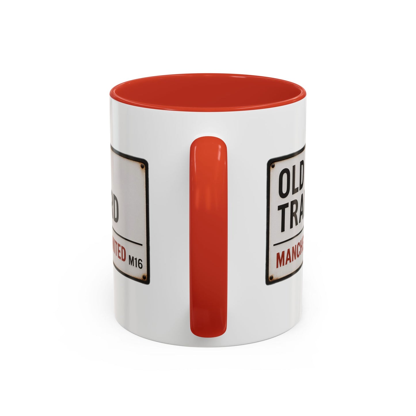 Manchester United Old Trafford Road Sign Mug