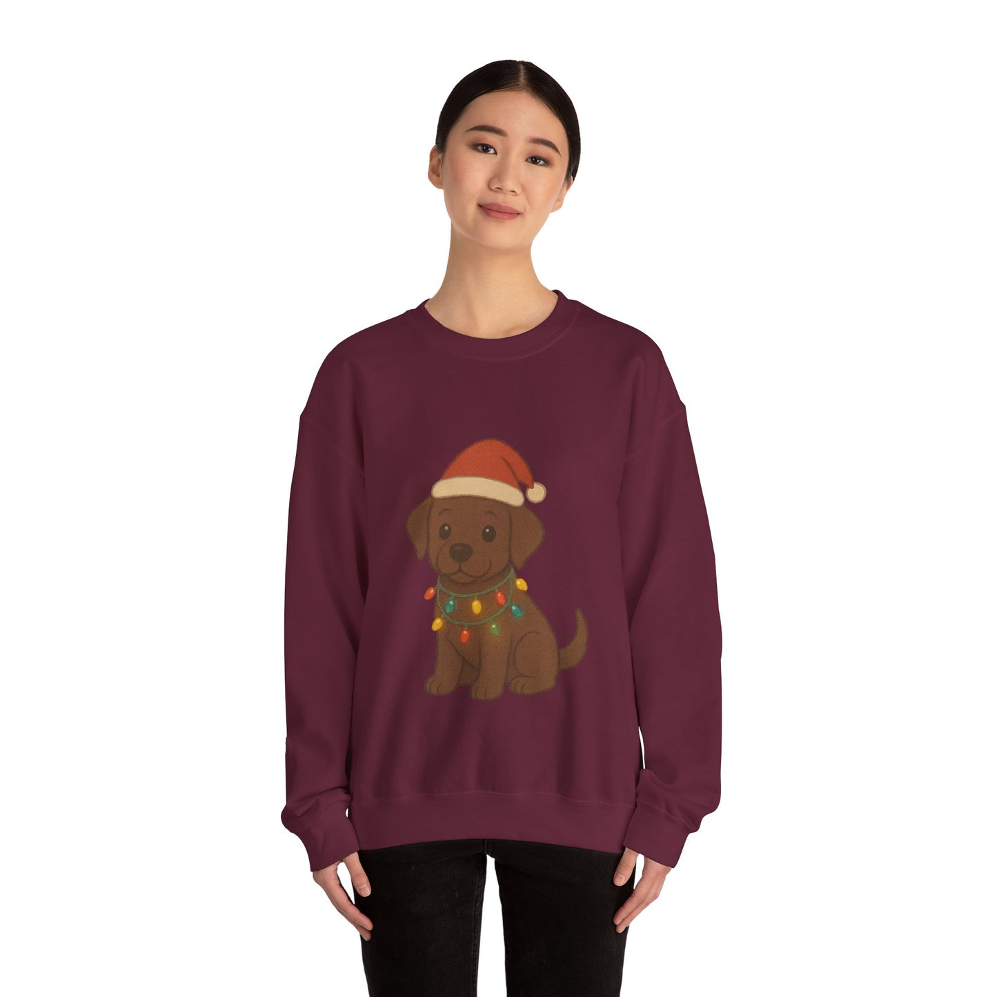 Christmas Chocolate Labrador Sweatshirt