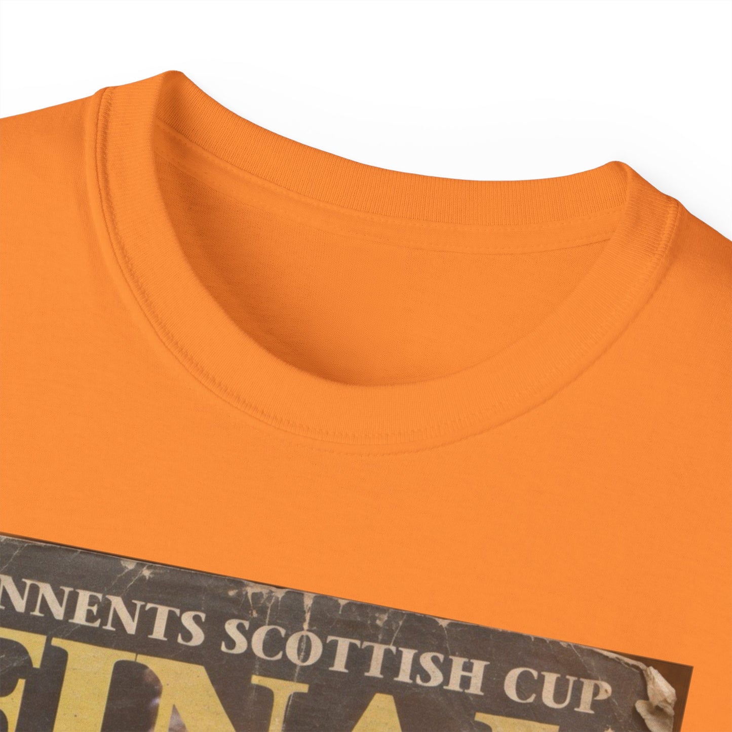 1994 Scottish Challenge Cup Final Dundee United Rangers Programme Poster Unisex Ultra Cotton Tee