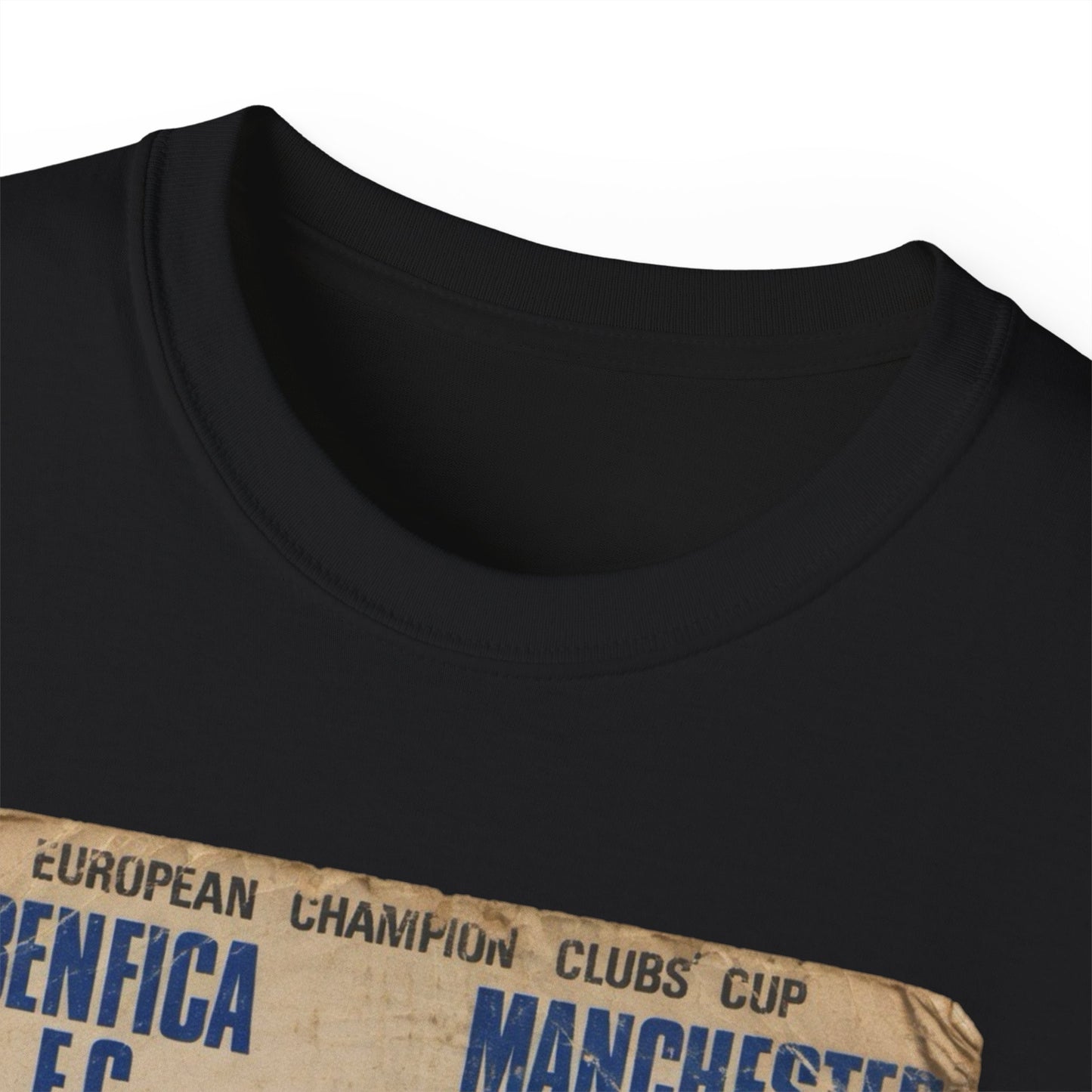 1968 European Cup Final Poster Manchester United v Benfica