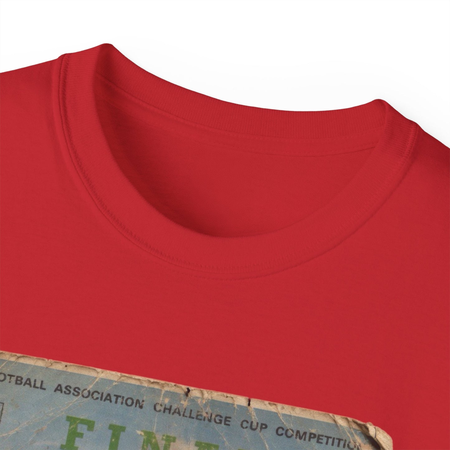 1973 FA Cup Final Programme Sunderland Leeds United Unisex Ultra Cotton Tee