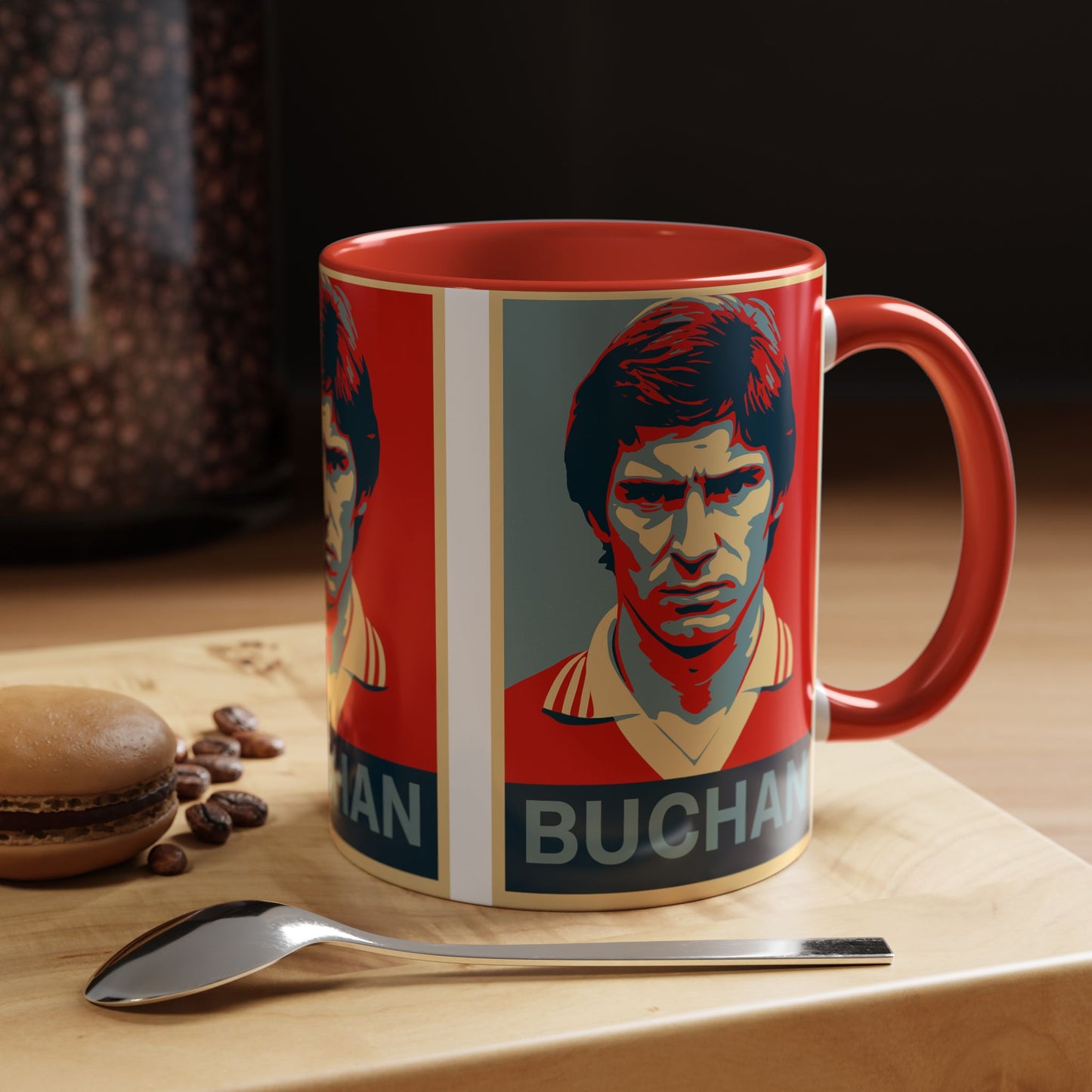 Martin Buchan Hope Poster Mug - Manchester United