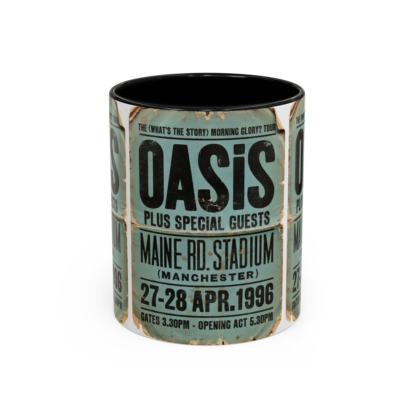 Oasis Maine Road 1996 Poster Coffee Mug (11, 15oz)
