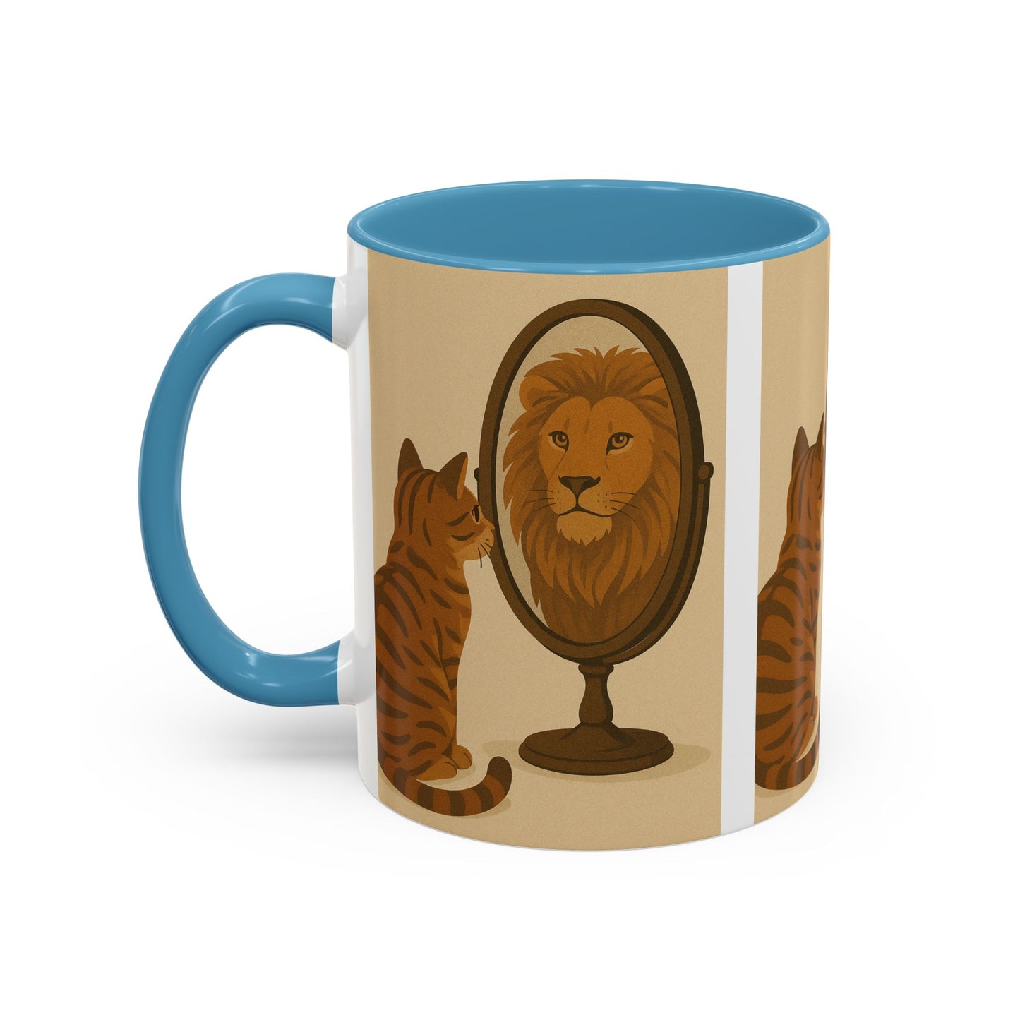 Cat and Lion Mug