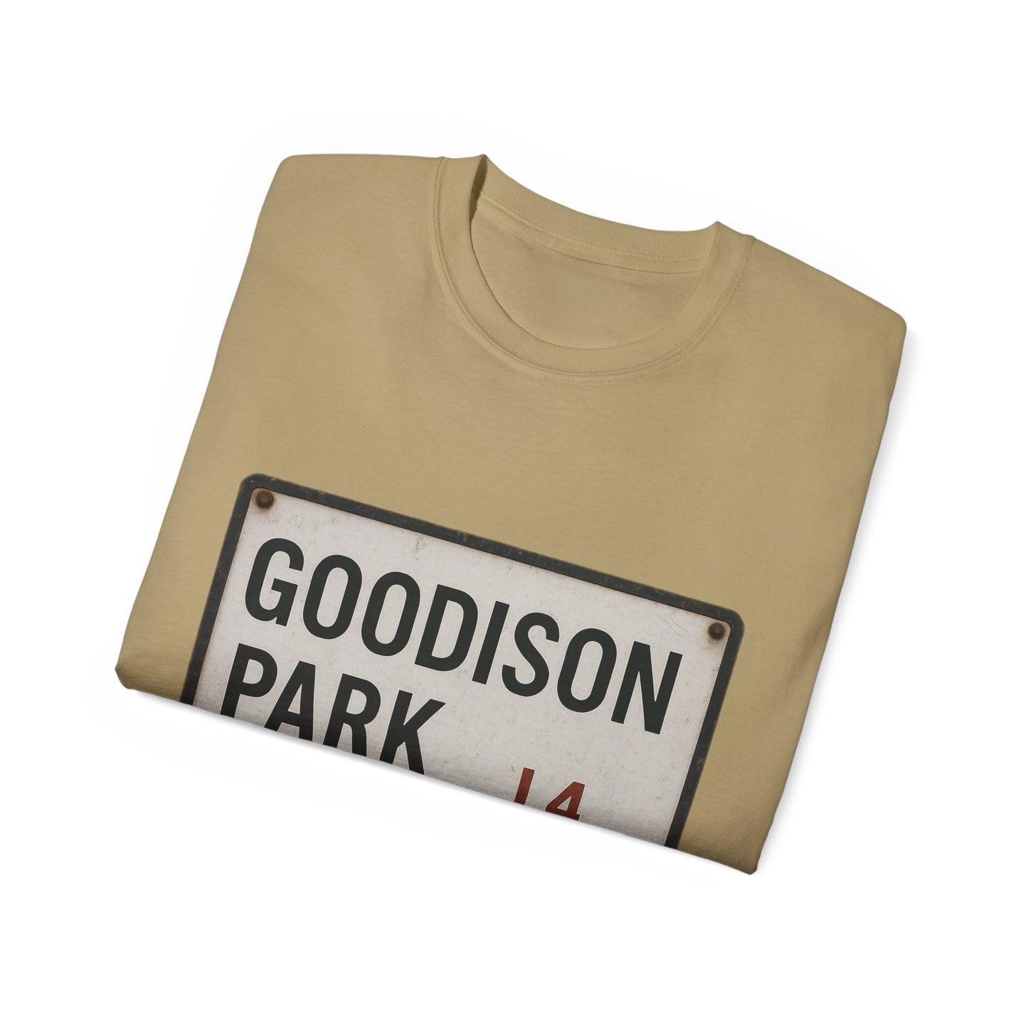 Goodison Park Everton Road Sign T-Shirt
