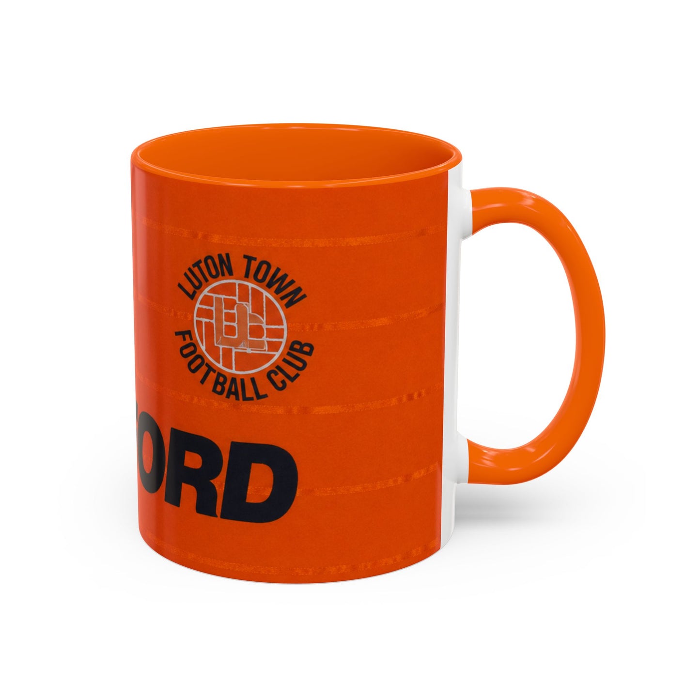 Luton Town 1990s Away Accent Coffee Mug (11, 15oz)