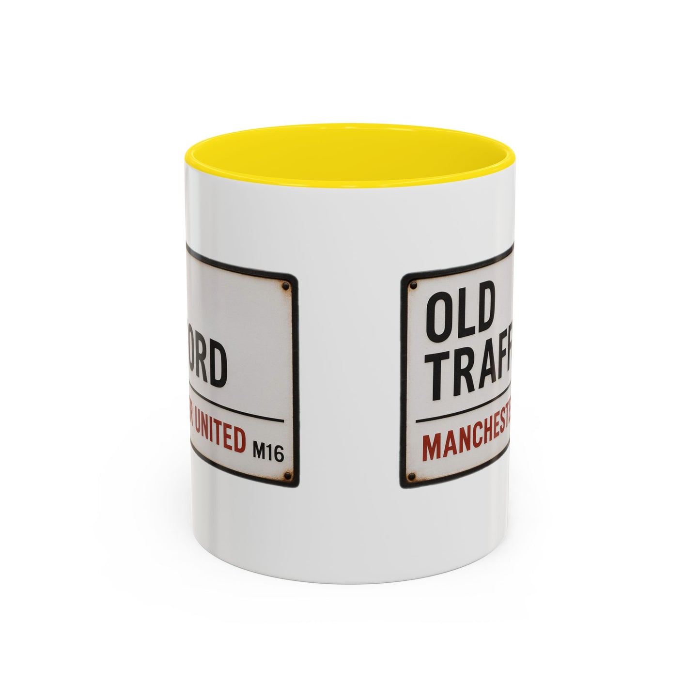 Manchester United Old Trafford Road Sign Mug
