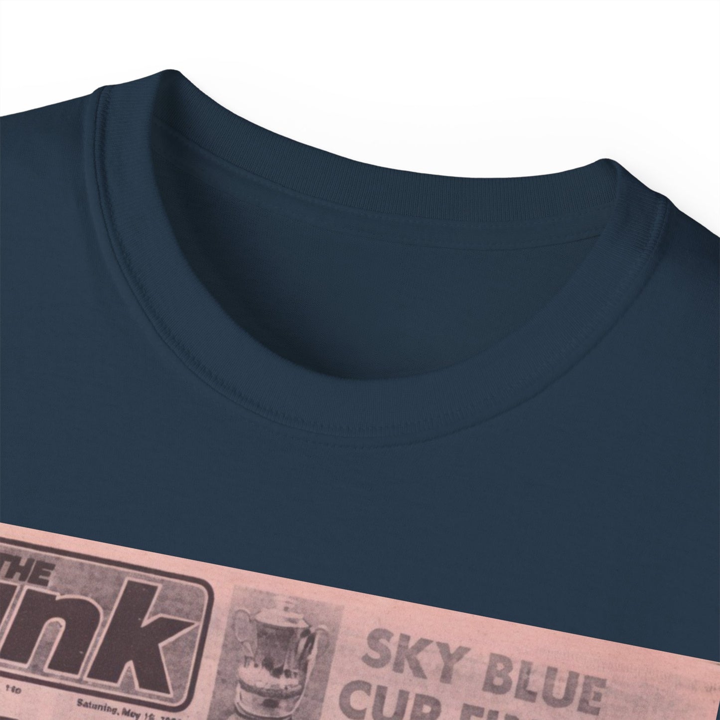 Coventry City Newspaper The Pink FA Cup Final 1987 Unisex Ultra Cotton Tee