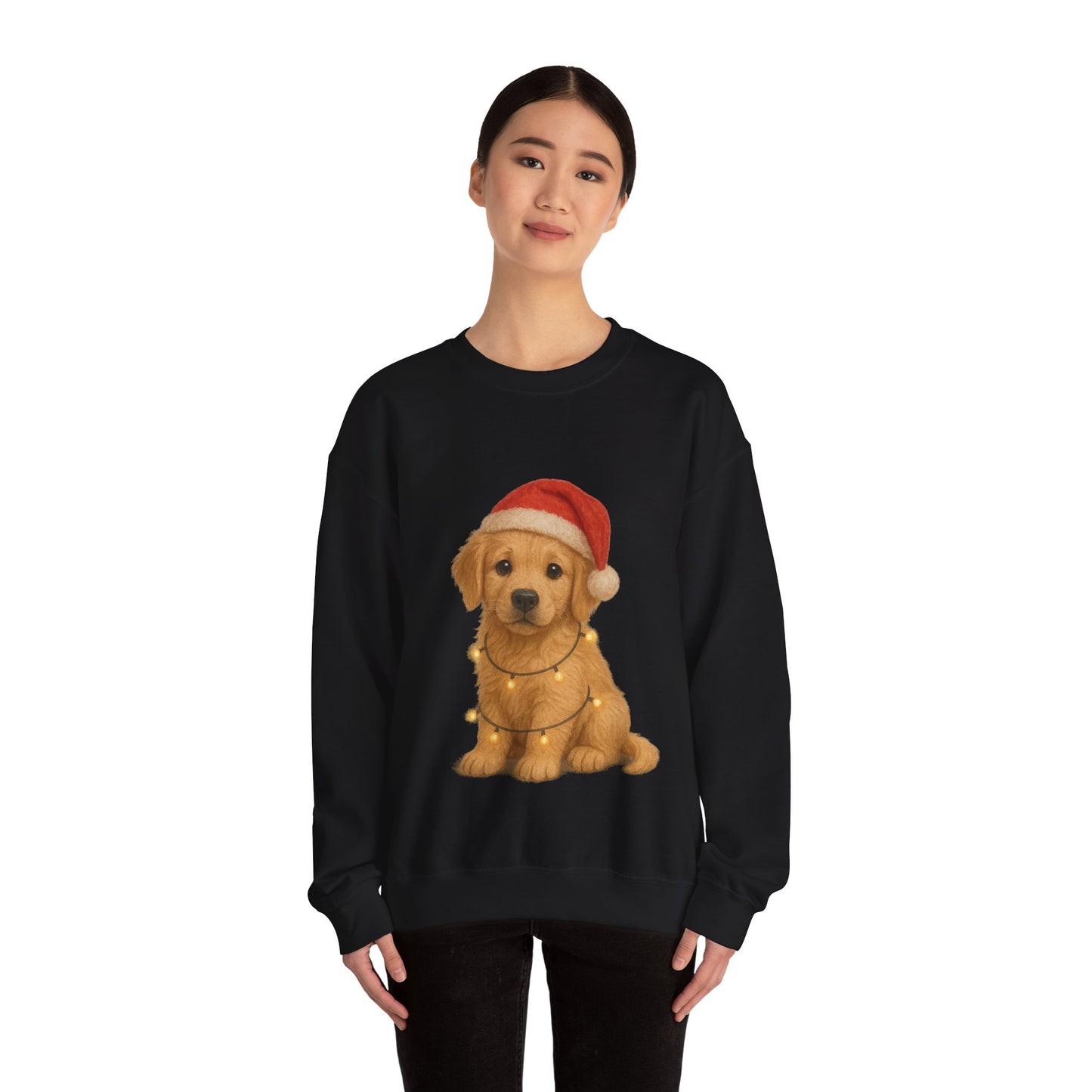 Golden Retriever Puppy Christmas Jumper