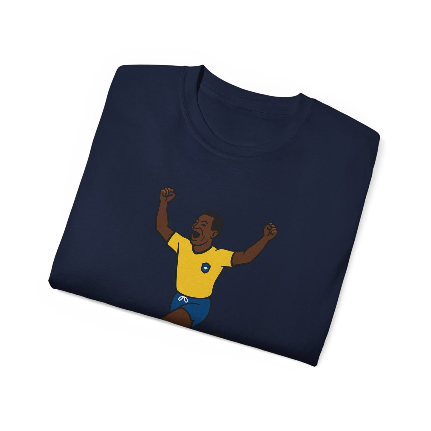 Pele Cartoon Subbuteo T-Shirt - Brazil