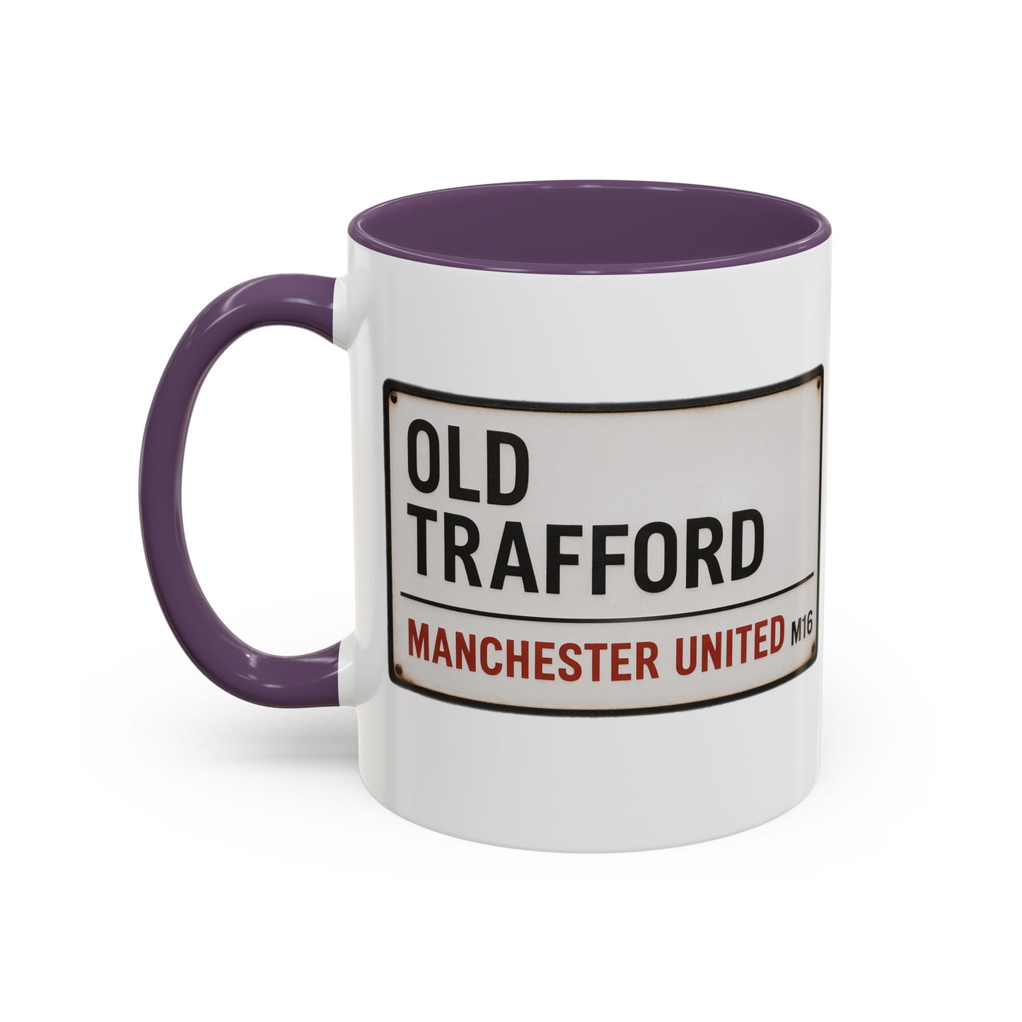 Manchester United Old Trafford Road Sign Mug