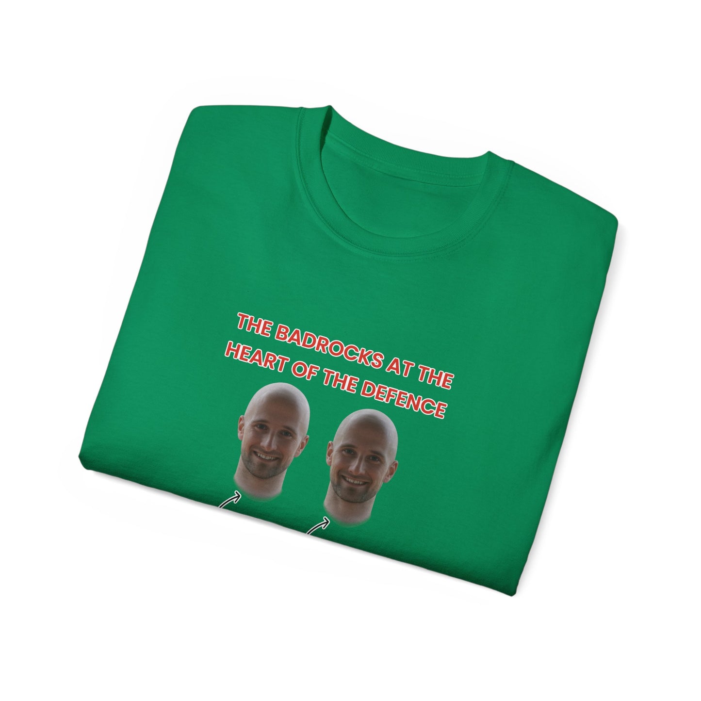 The Badrocks at the heart of the defence - James and David Badrock Prestwich Heys Unisex Ultra Cotton Tee