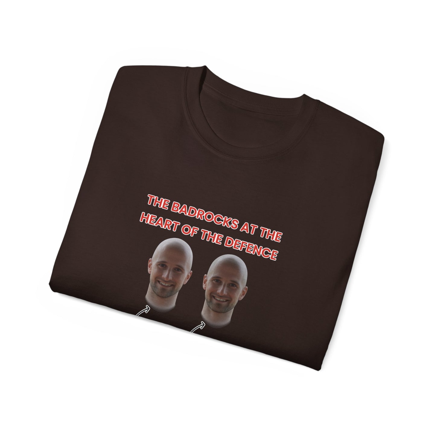 The Badrocks at the heart of the defence - James and David Badrock Prestwich Heys Unisex Ultra Cotton Tee