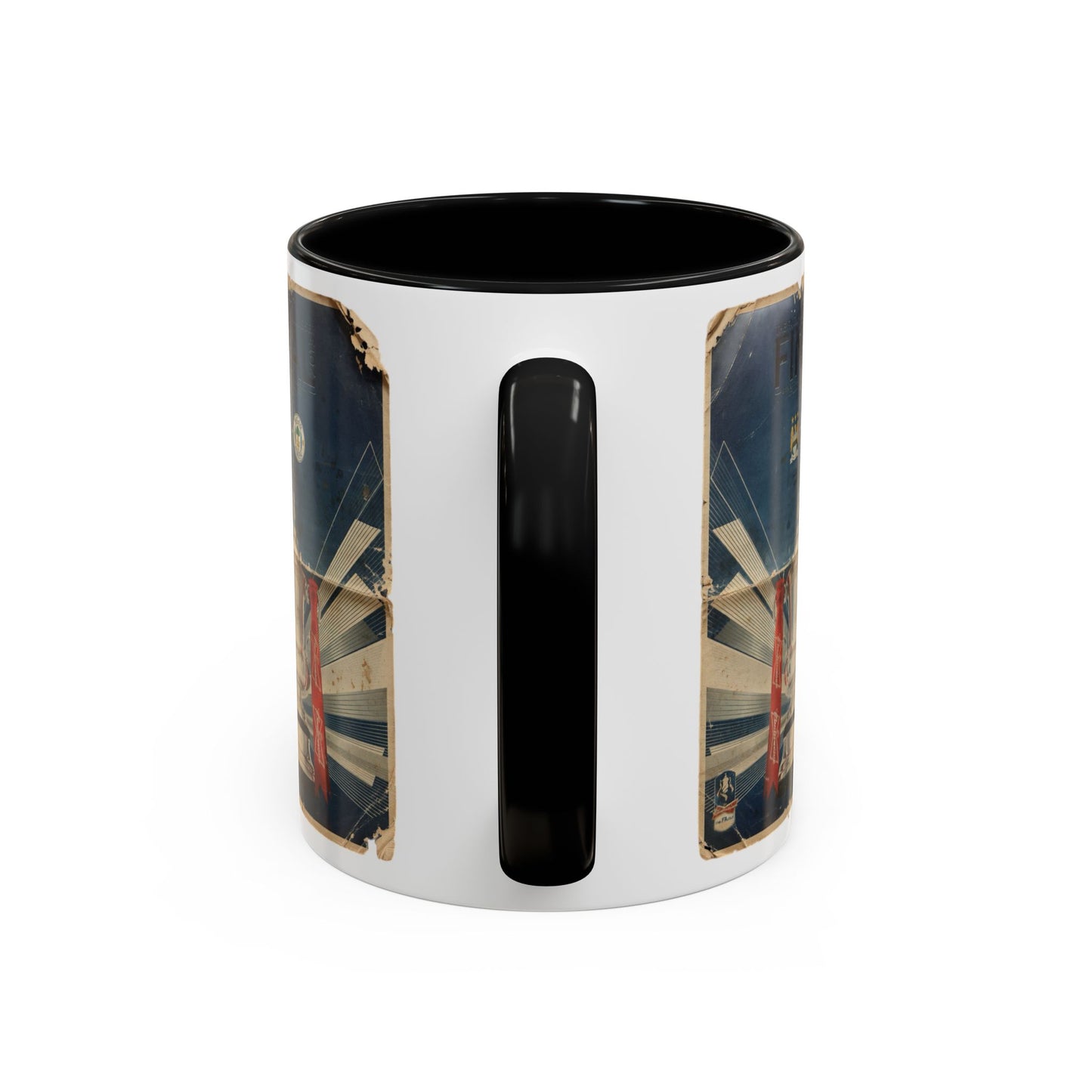 2013 FA Cup Final Manchester City Wigan Athletic Programme Poster Accent Coffee Mug (11, 15oz)