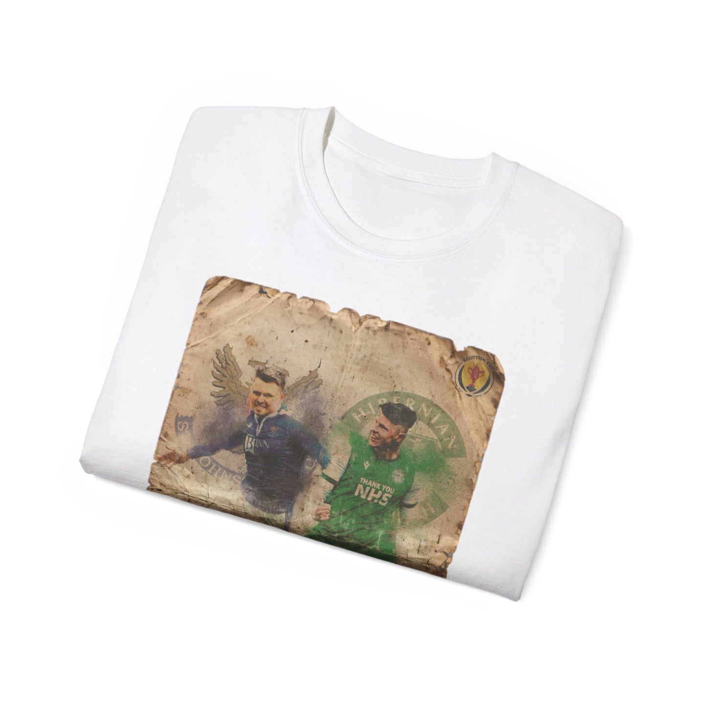 2021 Scottish challenge cup final St Johnstone Hibernian Programme Poster Unisex Ultra Cotton Tee