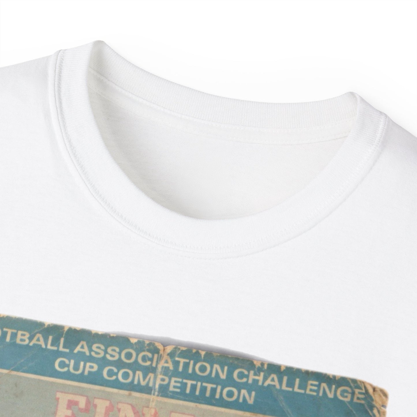 1975 FA Cup Final Programme Poster West Ham Fulham Unisex Ultra Cotton Tee