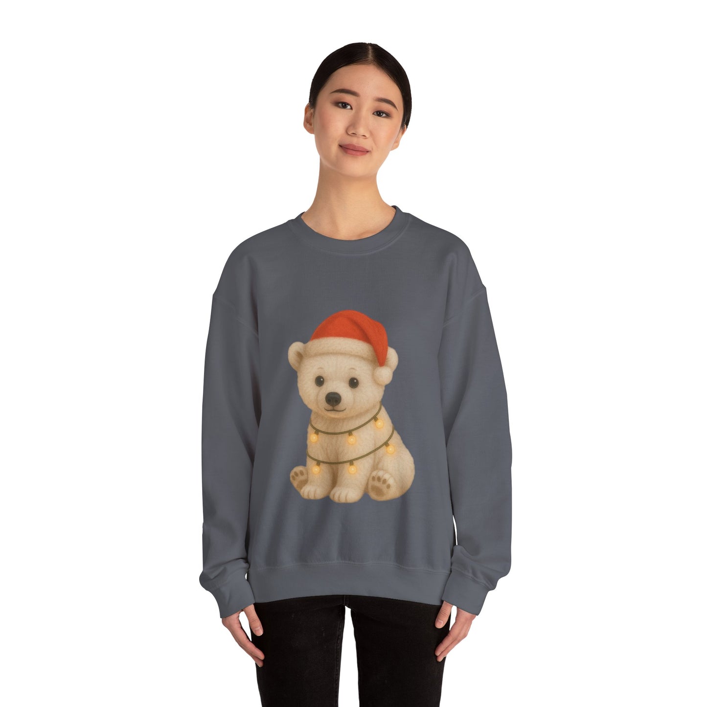 Cozy Christmas Polar Bear Sweatshirt