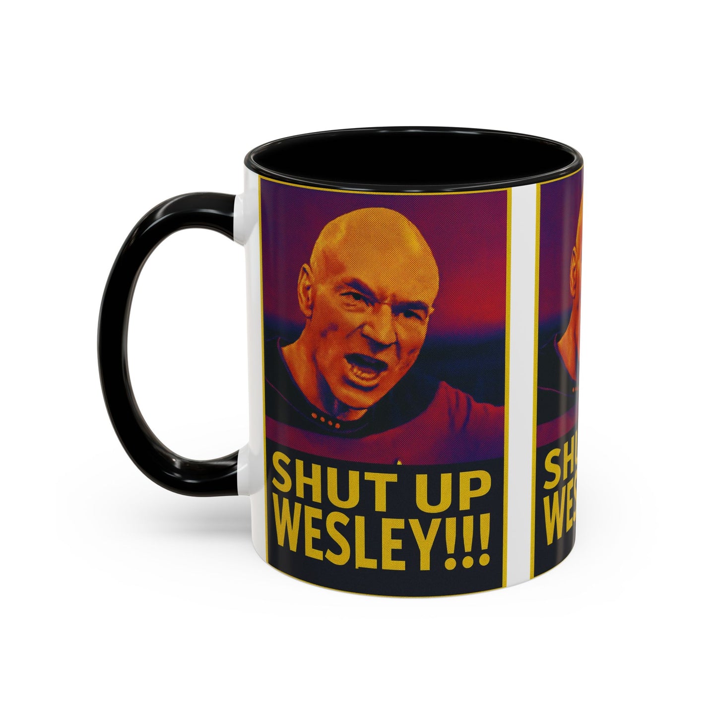 Captain Picard Shut Up Wesley! Mug