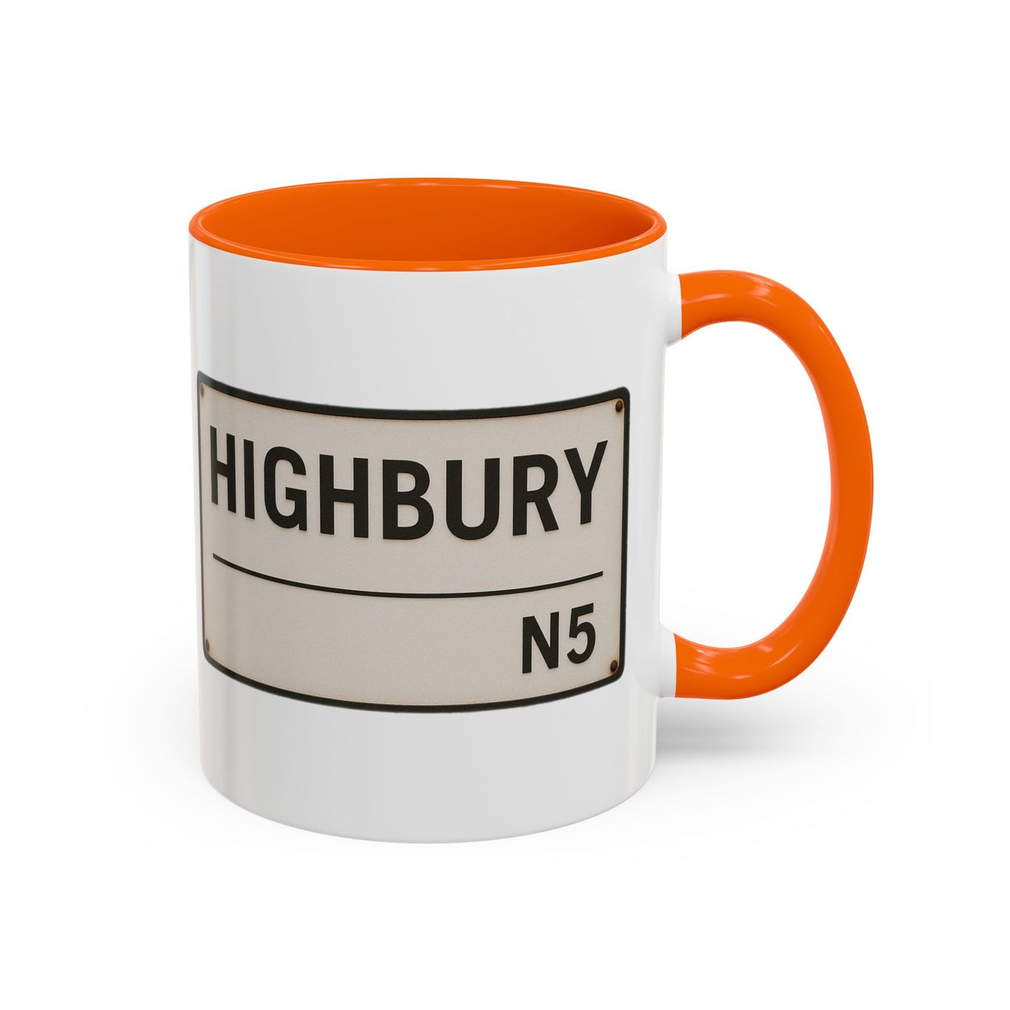 Highbury Arsenal Road Sign Mug