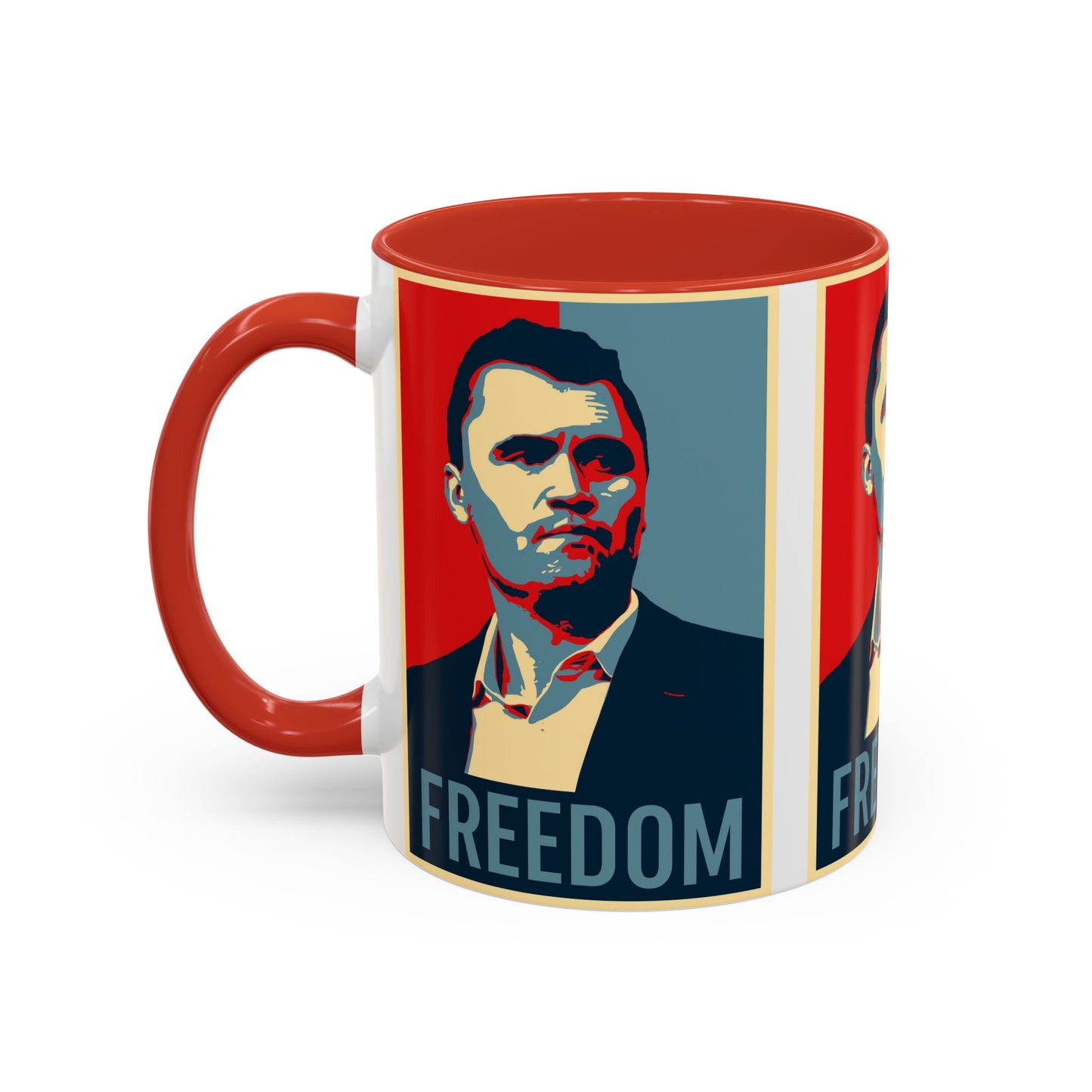 Charlie Kirk Hope Freedom Mug