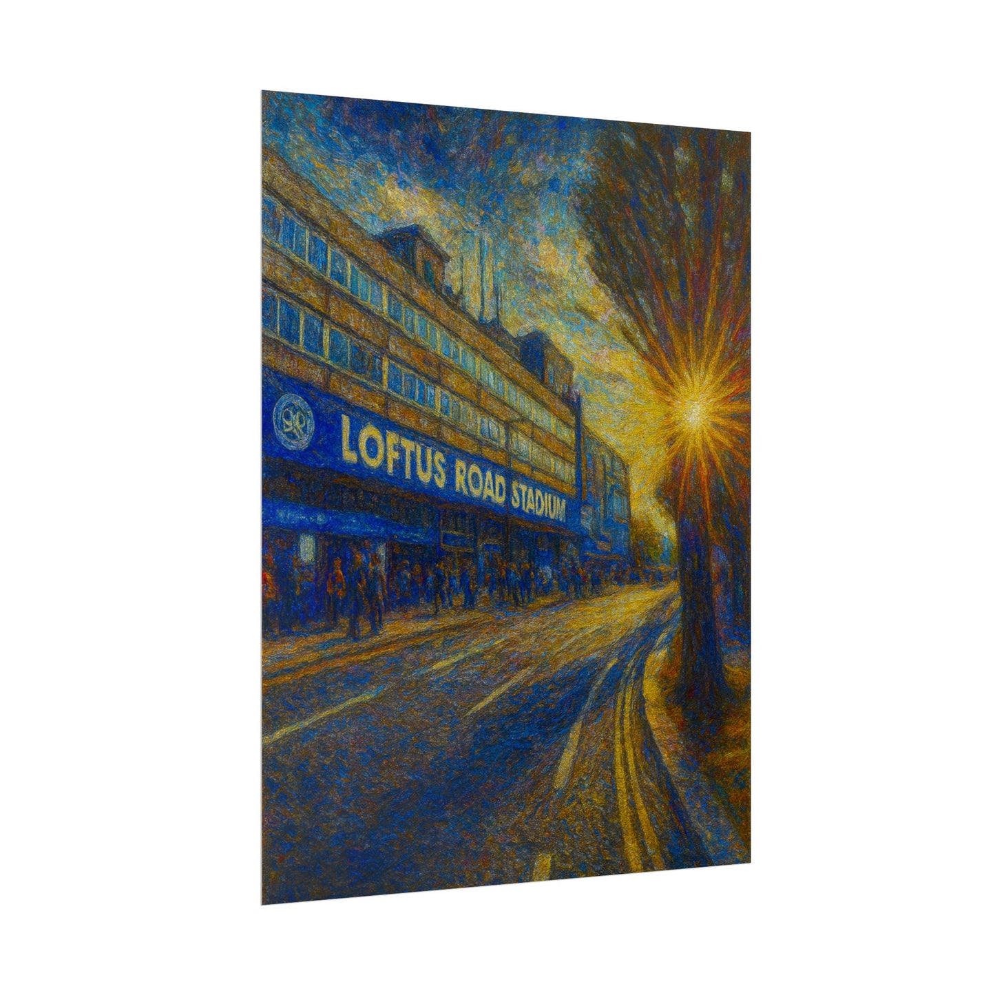 Queens Park Rangers Loftus Road Stadium Rolled Poster