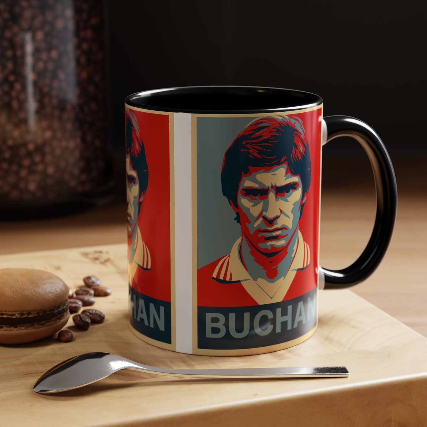 Martin Buchan Hope Poster Mug - Manchester United