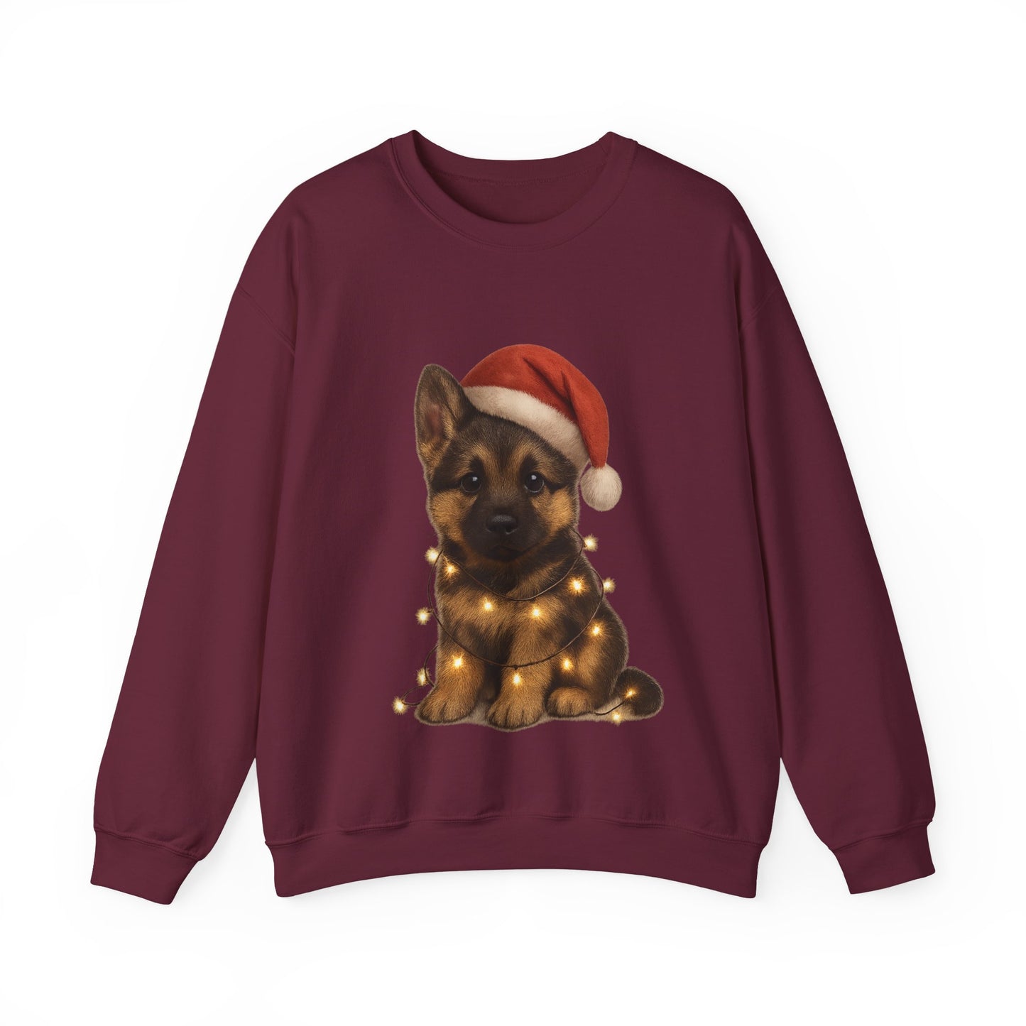 Alsatian Puppy Christmas Dog Sweatshirt