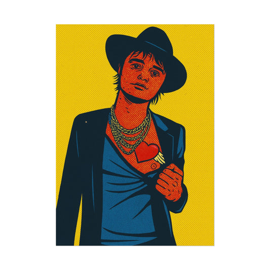 Pete Doherty Pop Art Poster