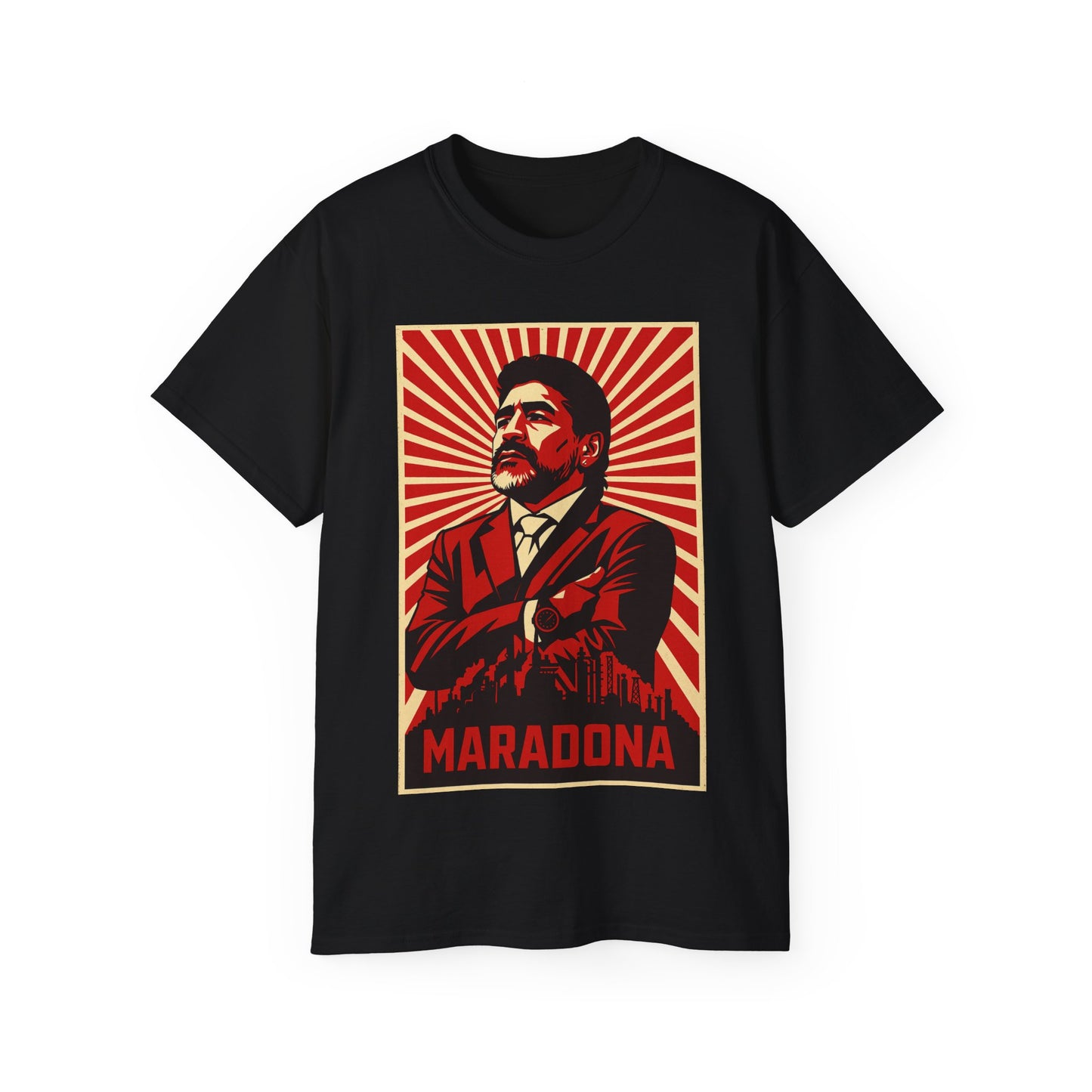 Maradona Propaganda Poster T-Shirt - Argentina