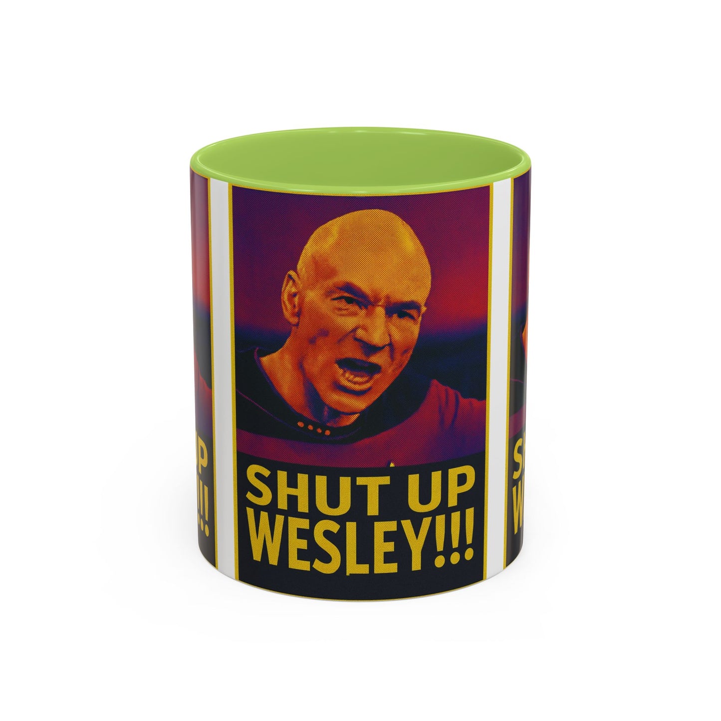 Captain Picard Shut Up Wesley! Mug
