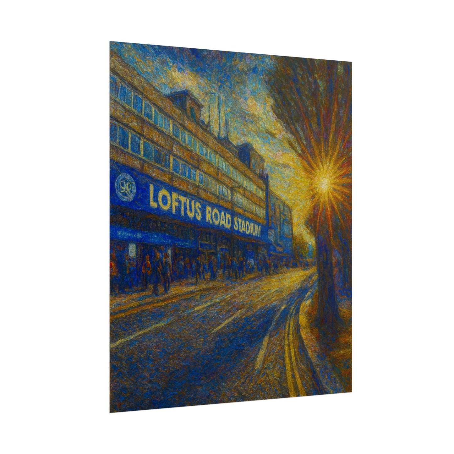 Queens Park Rangers Loftus Road Stadium Rolled Poster