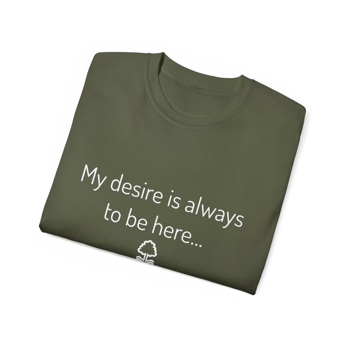 My Desire Is Always to Be Here Nottingham Forest T-Shirt