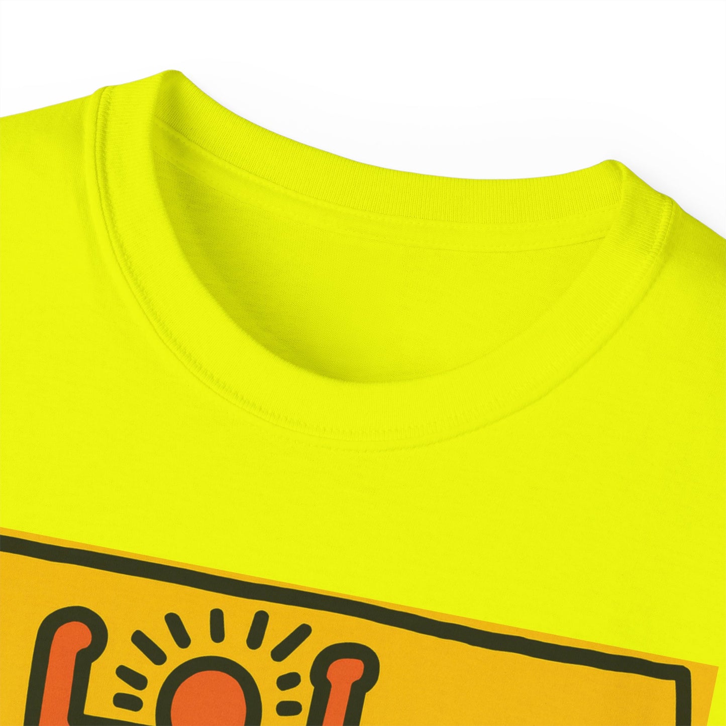 Keith Haring Plate No. 1 (from the Growing suite) Orange T-Shirt