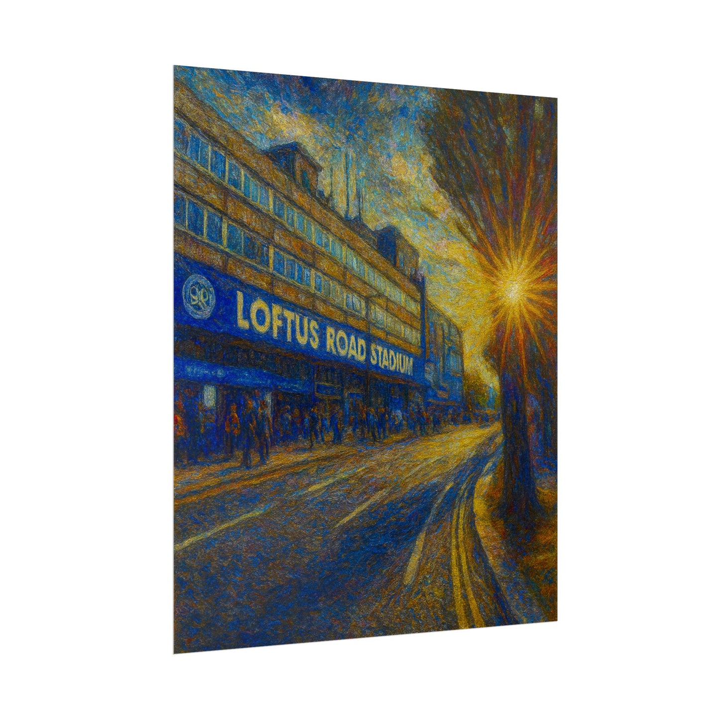 Queens Park Rangers Loftus Road Stadium Rolled Poster