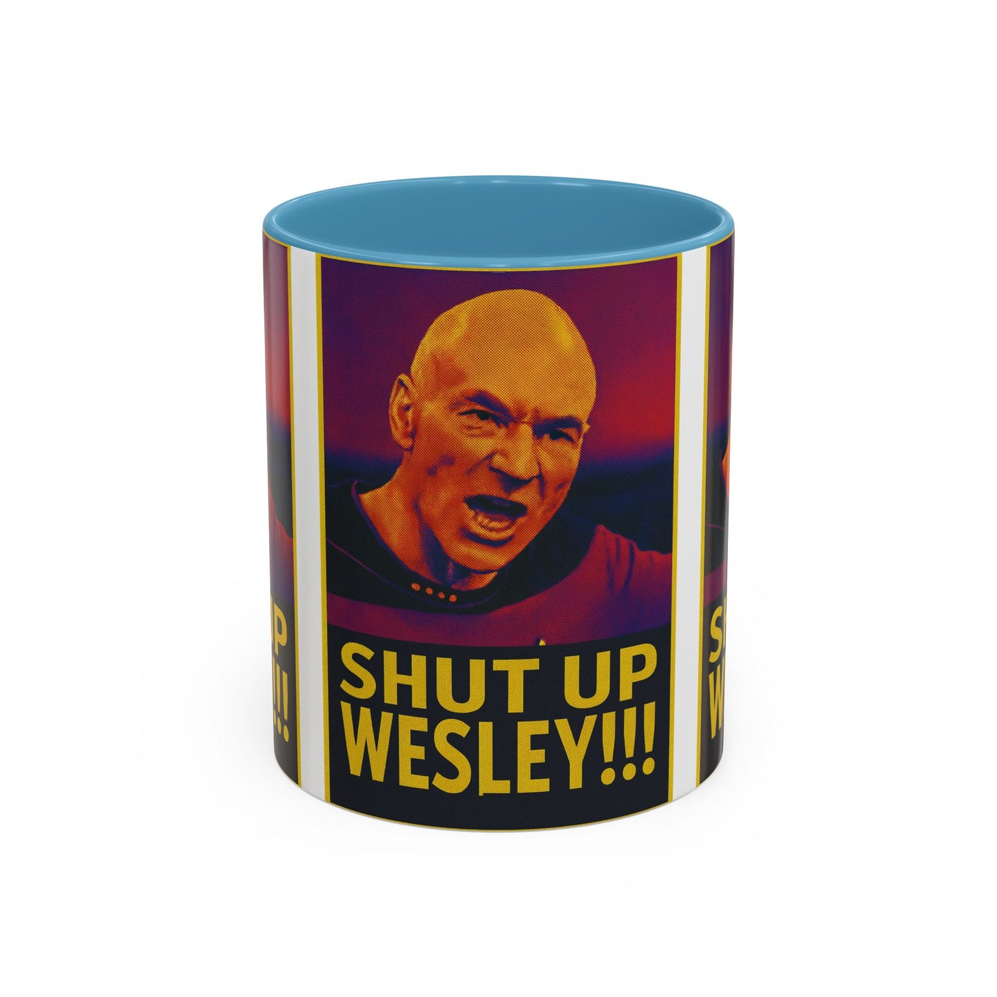 Captain Picard Shut Up Wesley! Mug