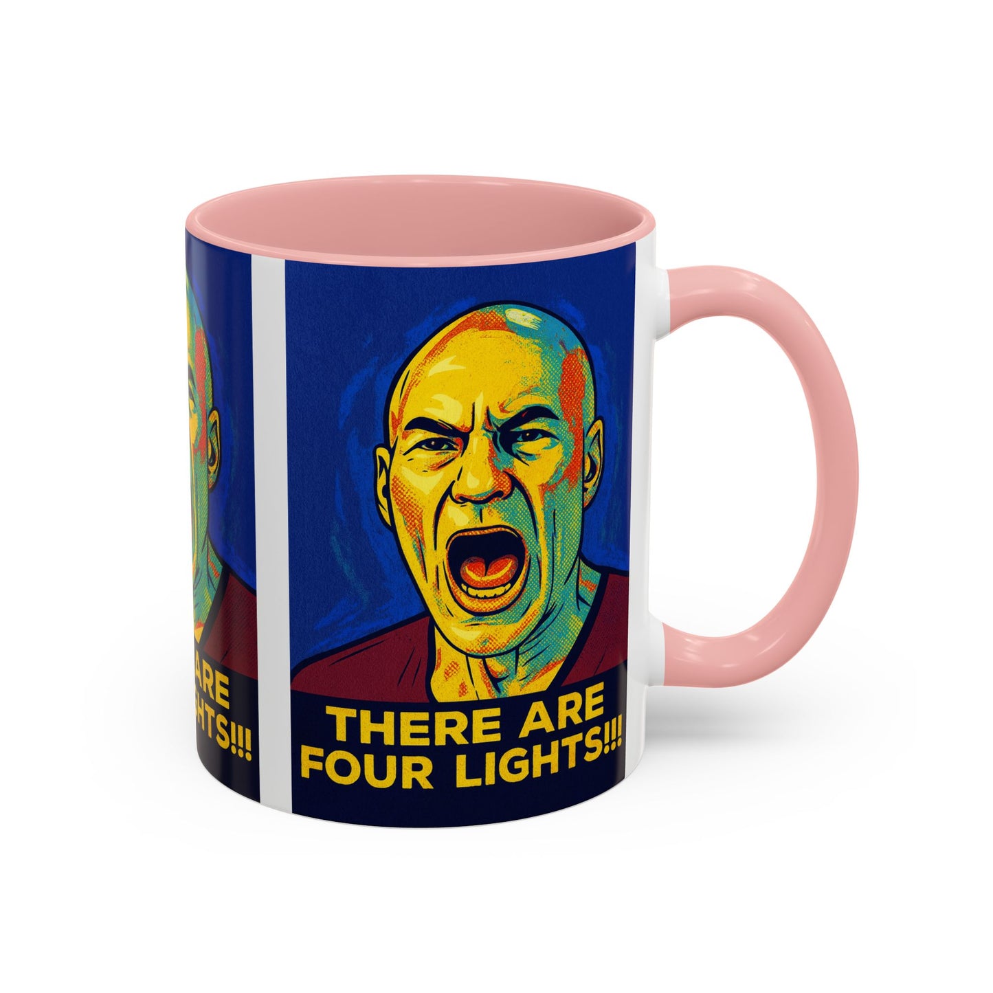 Star Trek Captain Picard Four Lights Mug