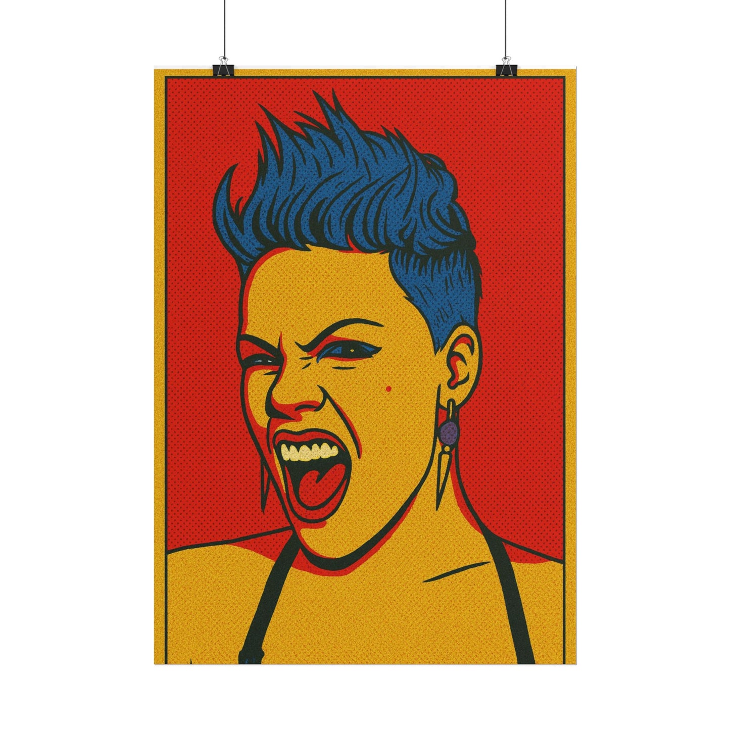 Pink Pop Art Poster