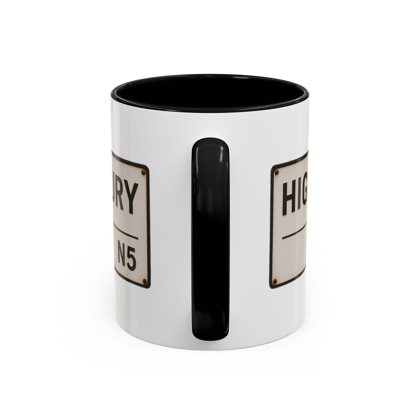 Highbury Arsenal Road Sign Mug