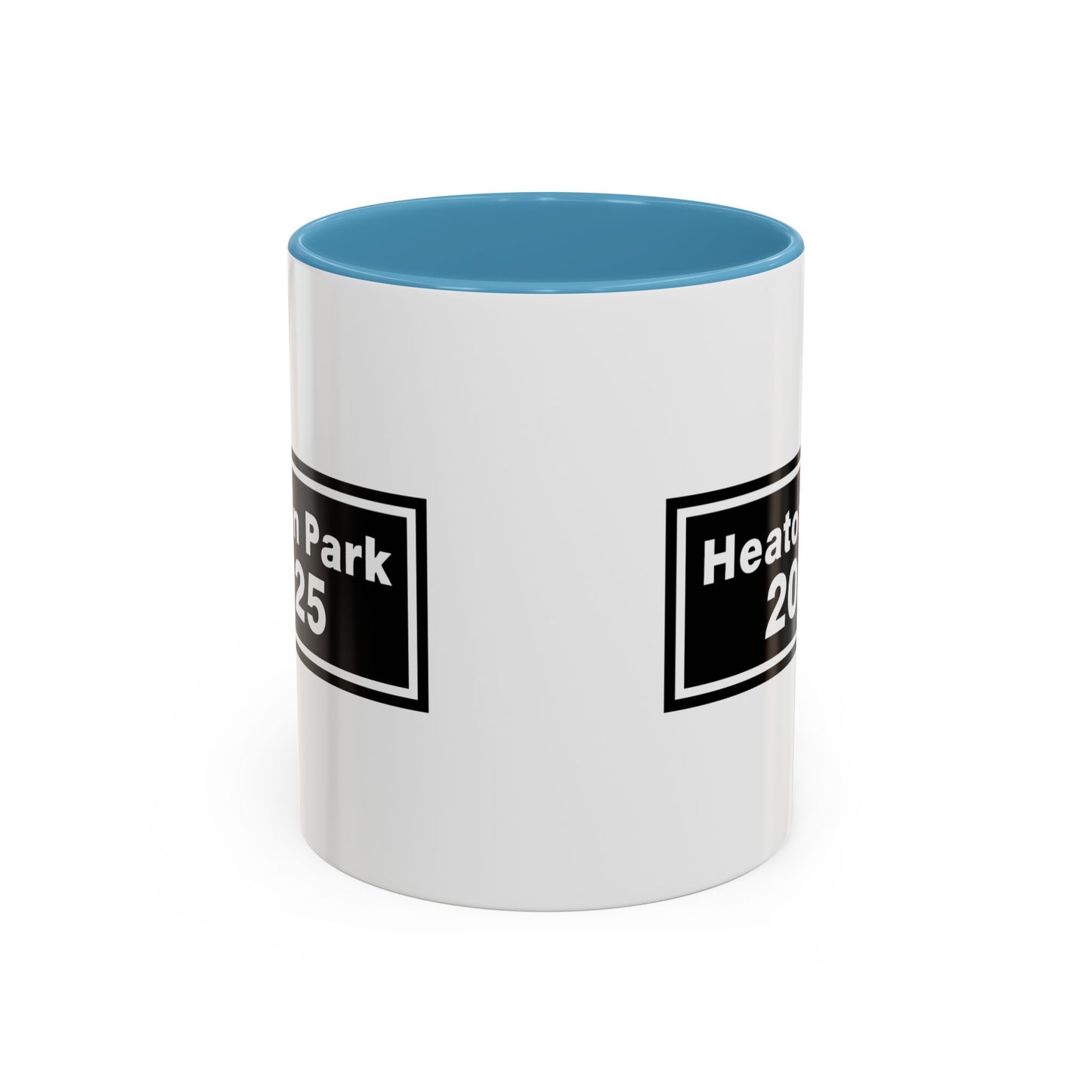 Heaton Park Celebration Mug - Black Accent Coffee Cup, Customizable Gifts, 2025 Graduation, Family Reunion, Unique Collectible
