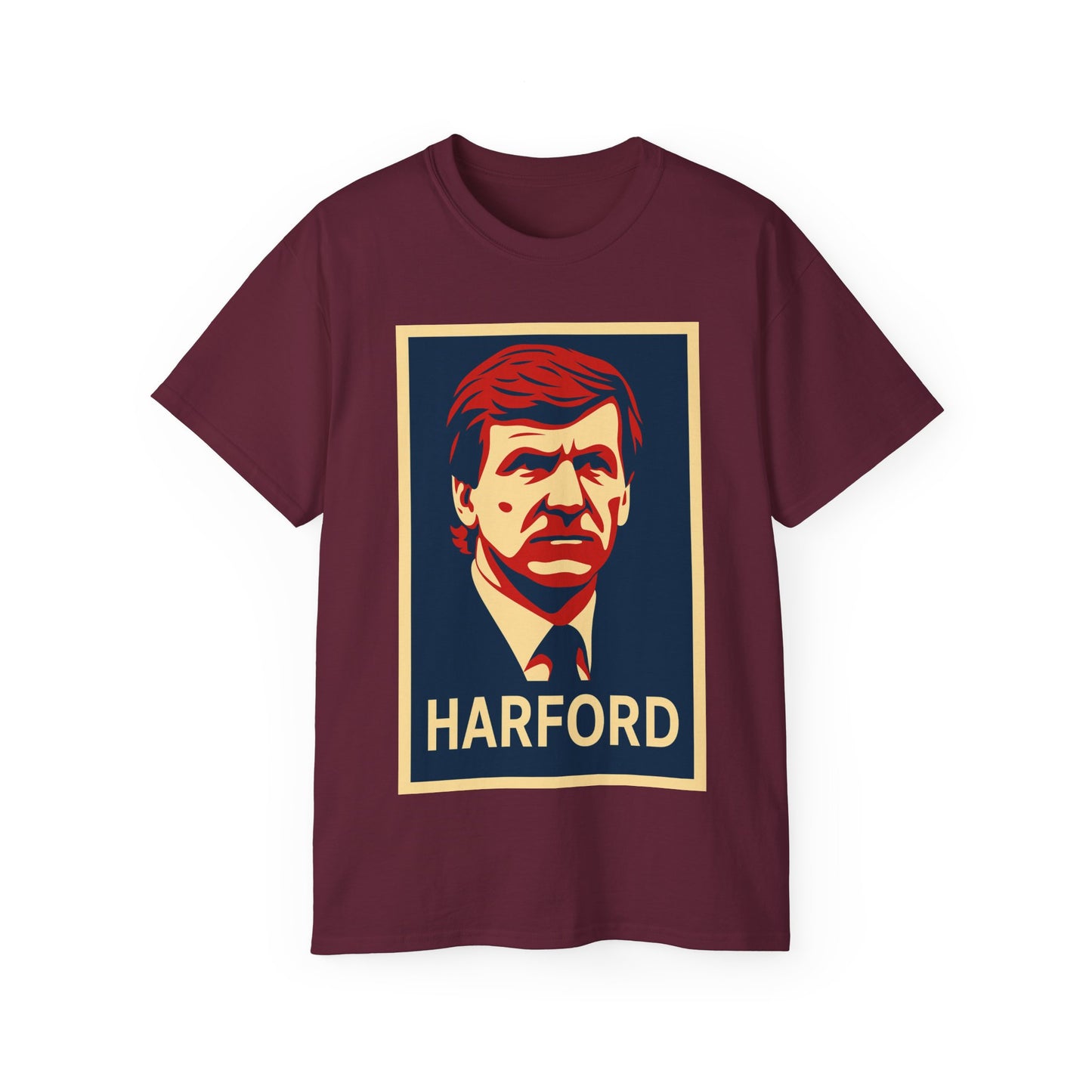 Ray Harford Hope Poster T-Shirt - Luton Town