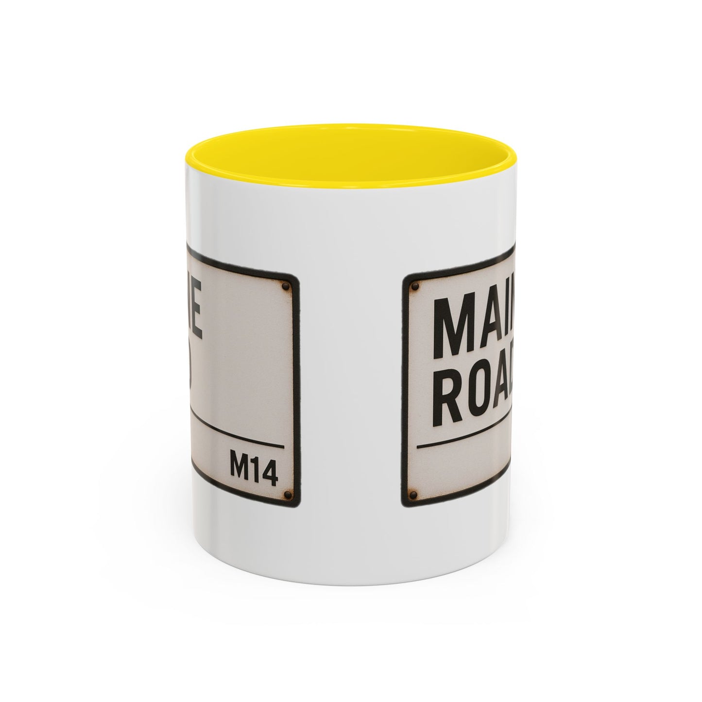 Maine Road Manchester City Road Sign Mug