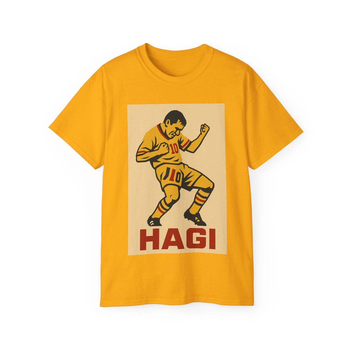 Gheorghe Hagi Propaganda Poster - Romania