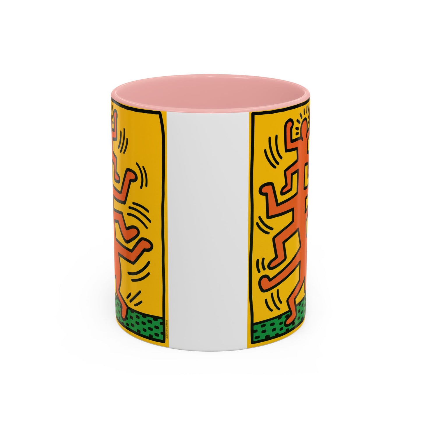 Keith Haring Plate No. 1 (from the Growing suite) Orange Mug