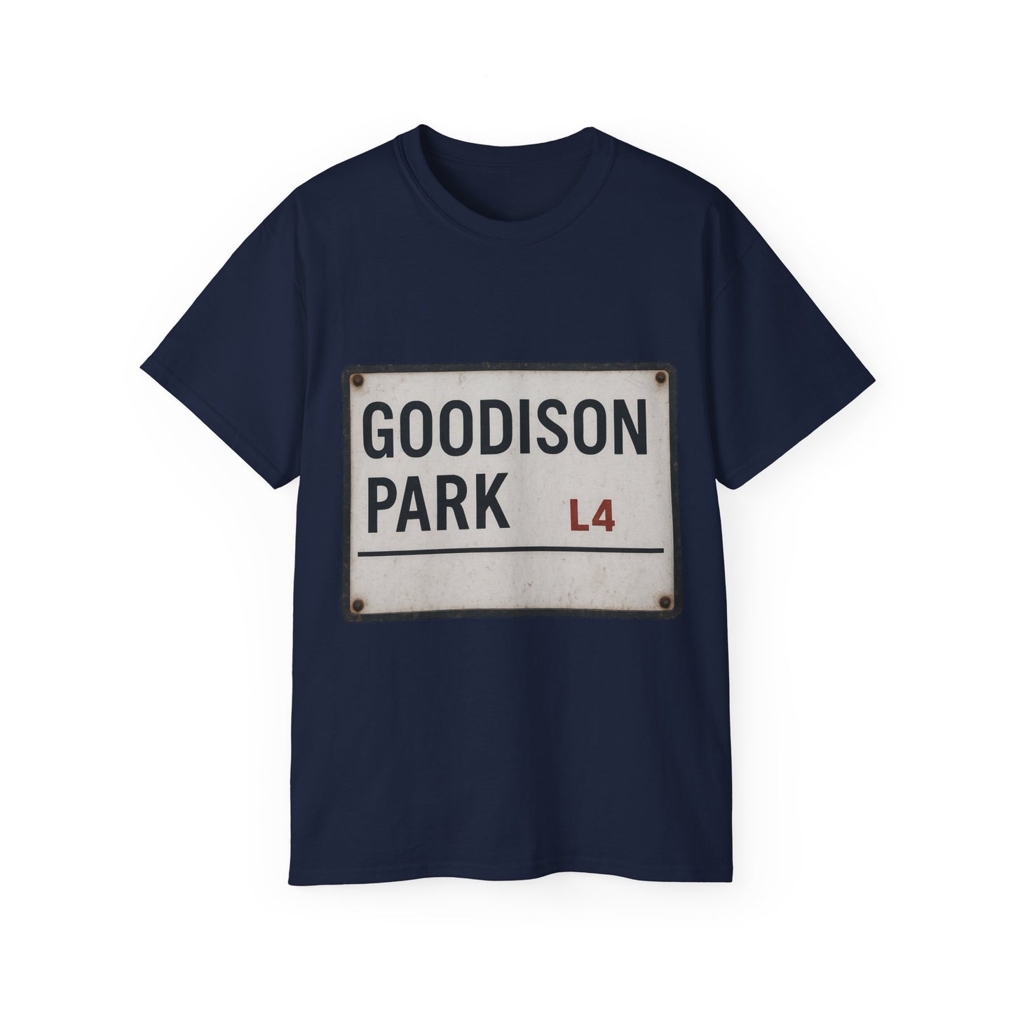 Goodison Park Everton Road Sign T-Shirt