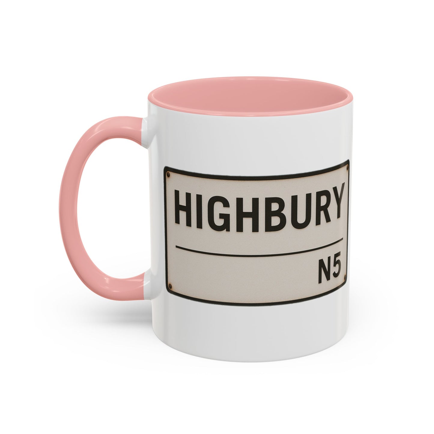 Highbury Arsenal Road Sign Mug