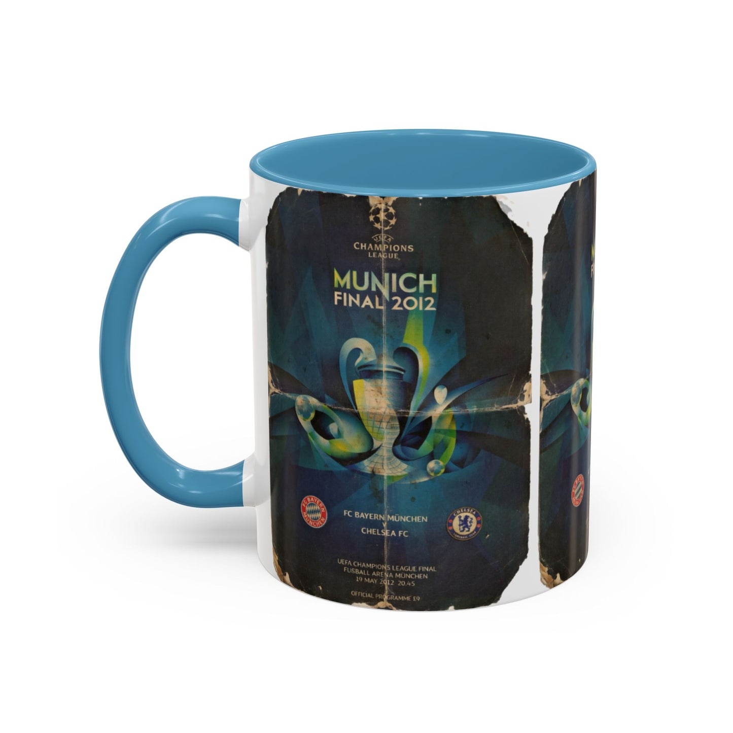 2012 UCL Chelsea Bayern Munich Final Poster Accent Coffee Mug (11, 15oz)