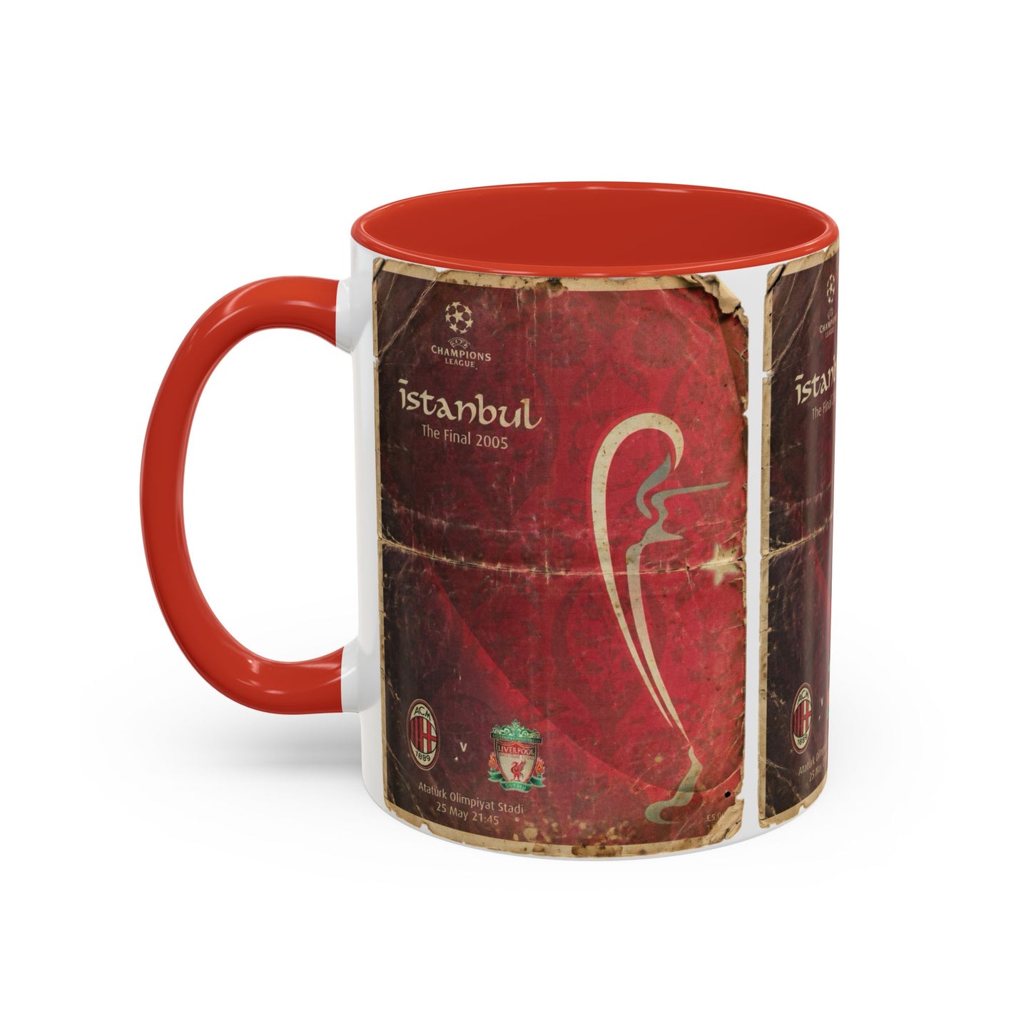 2005 UCL Final Liverpool AC Milan Poster Coffee Mug (11, 15oz)