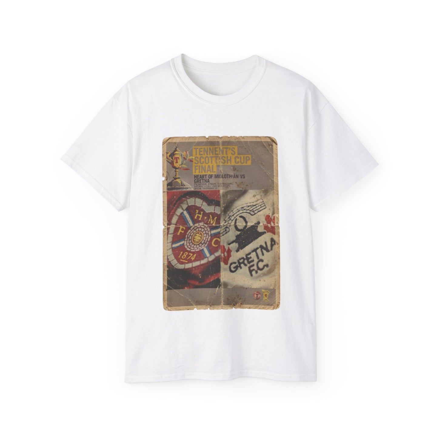 2006 Scottish Challenge Cup Final Hearts Gretna Unisex Ultra Cotton Tee