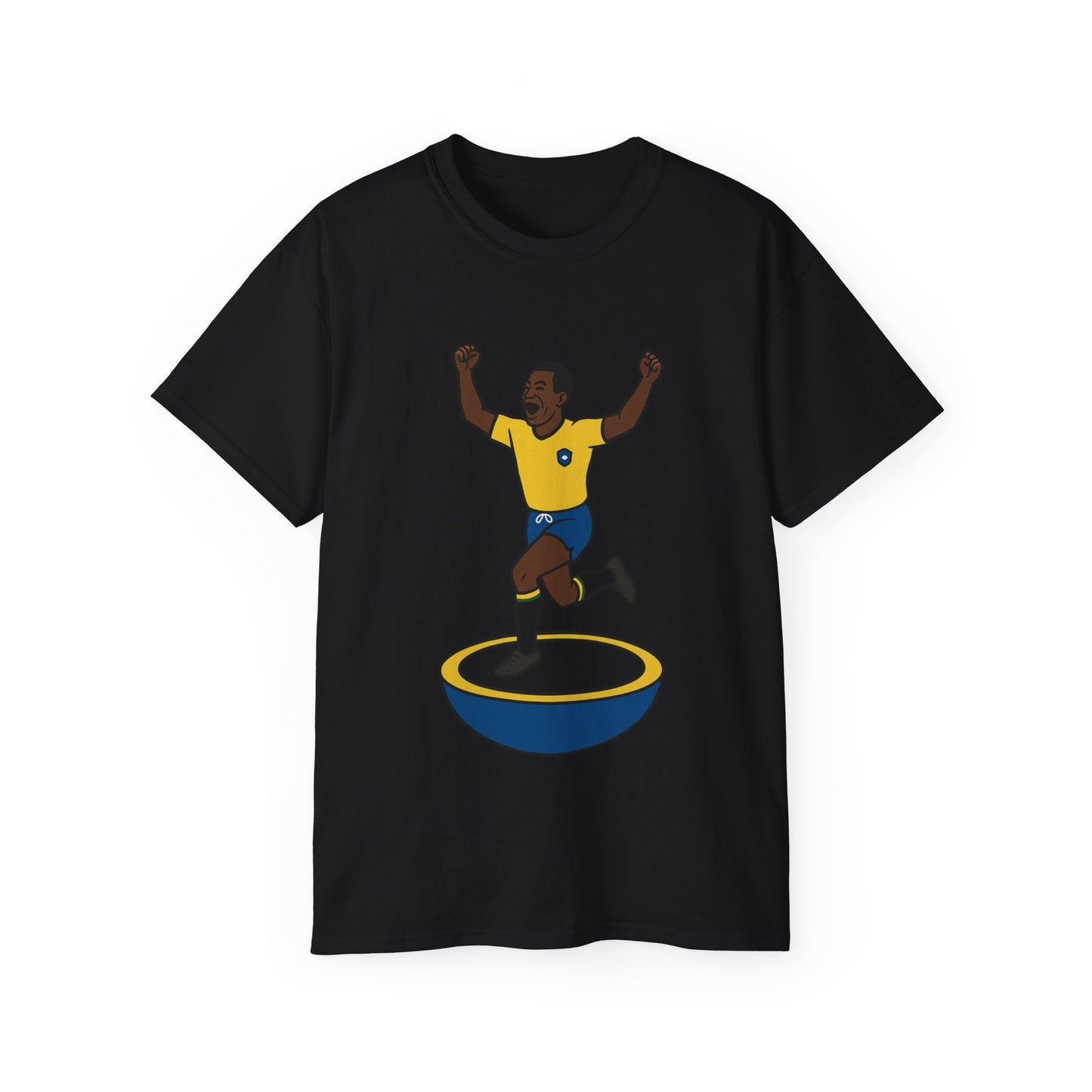 Pele Cartoon Subbuteo T-Shirt - Brazil