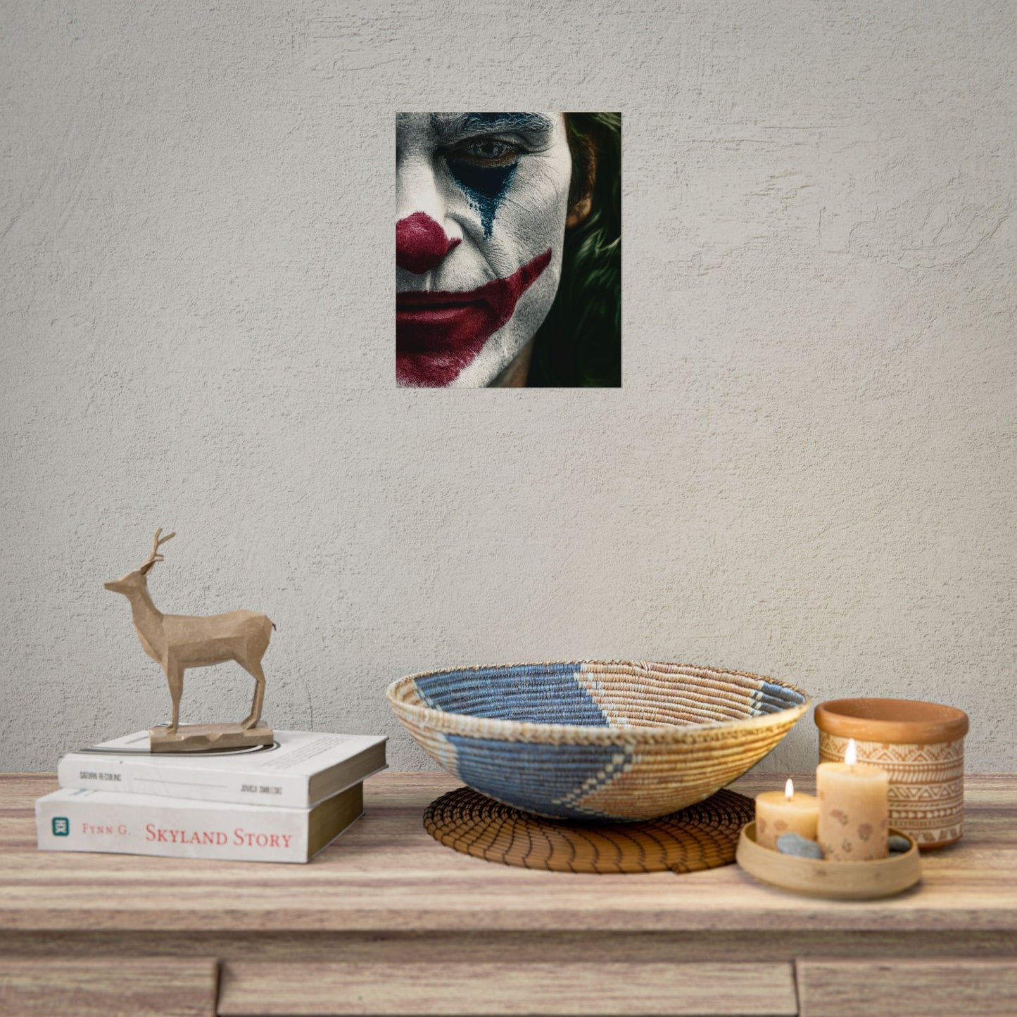 Joker Half Face Poster